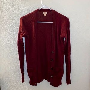 Maroon Cardigan